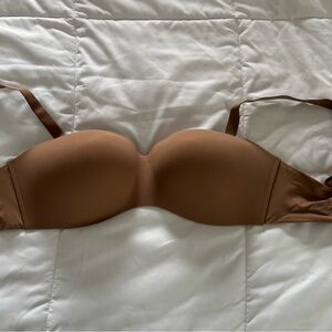 Soma Enbliss Stay-Put Strapless Bra color Warm Sienna